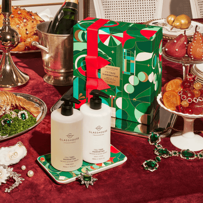 Hand Wash & Hand Cream Duo - Glasshouse - Glasshouse Fragrances I'll Take Manhattan Hand Care Duo - The Gift Company