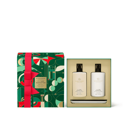 Hand Wash & Hand Cream Duo - Glasshouse - Glasshouse Fragrances I'll Take Manhattan Hand Care Duo - The Gift Company