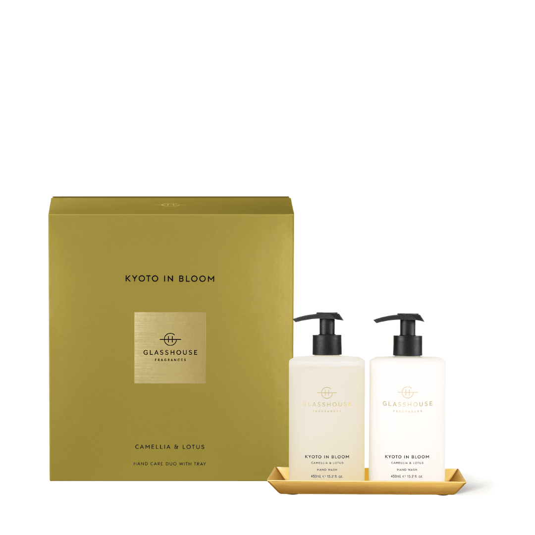 Hand Wash & Hand Cream Duo - Glasshouse - Glasshouse Fragrances Kyoto in Bloom Hand Care Duo - The Gift Company