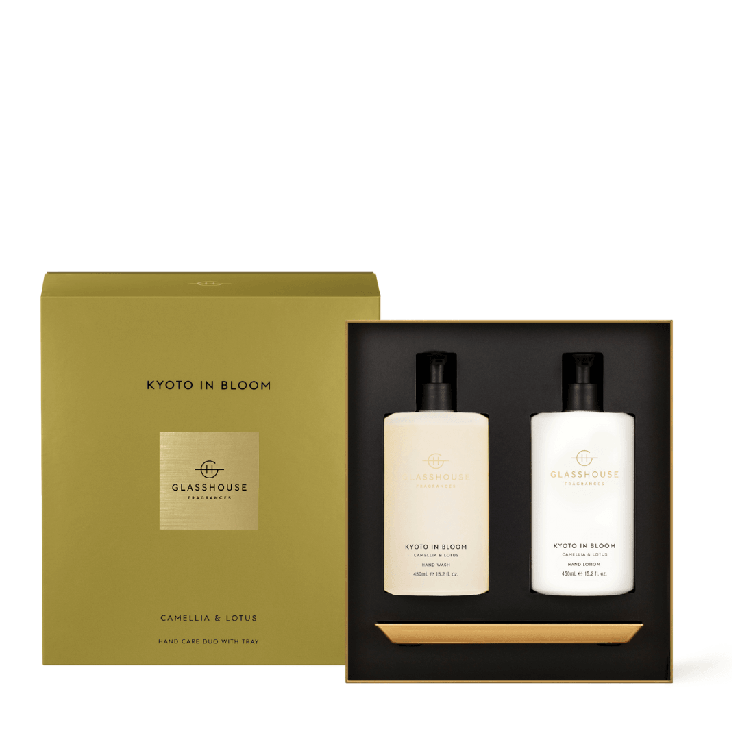 Hand Wash & Hand Cream Duo - Glasshouse - Glasshouse Fragrances Kyoto in Bloom Hand Care Duo - The Gift Company