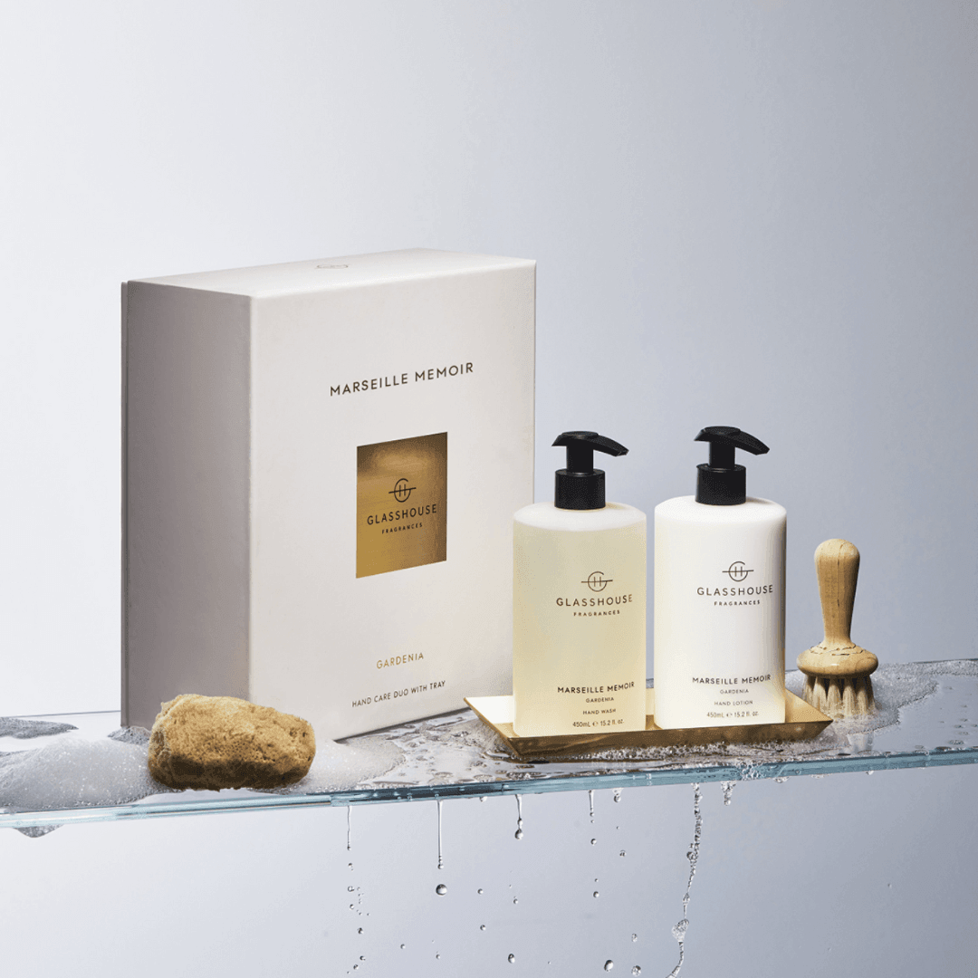 Hand Wash & Hand Cream Duo - Glasshouse - Glasshouse Fragrances Marseille Memoir Hand Care Duo - The Gift Company