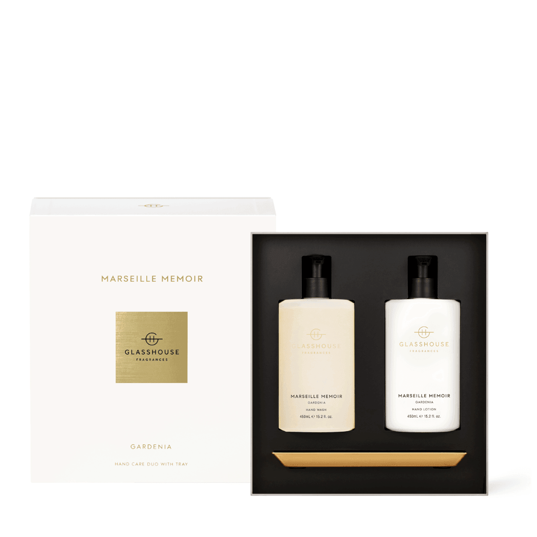 Hand Wash & Hand Cream Duo - Glasshouse - Glasshouse Fragrances Marseille Memoir Hand Care Duo - The Gift Company