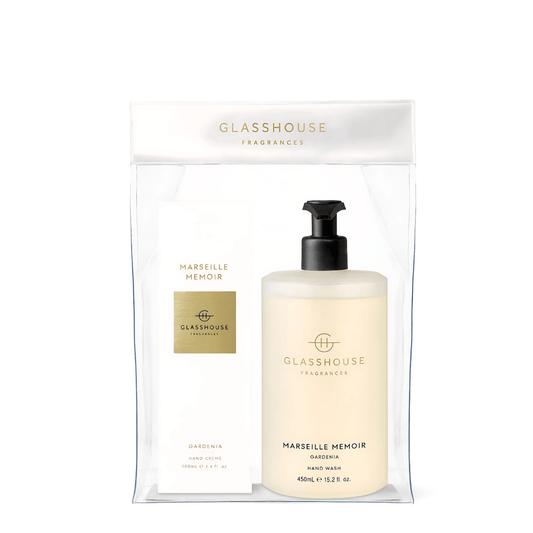 Hand Wash & Hand Cream Duo - Glasshouse - Glasshouse Fragrances - Marseille Memoir Hand Duo Set - The Gift Company