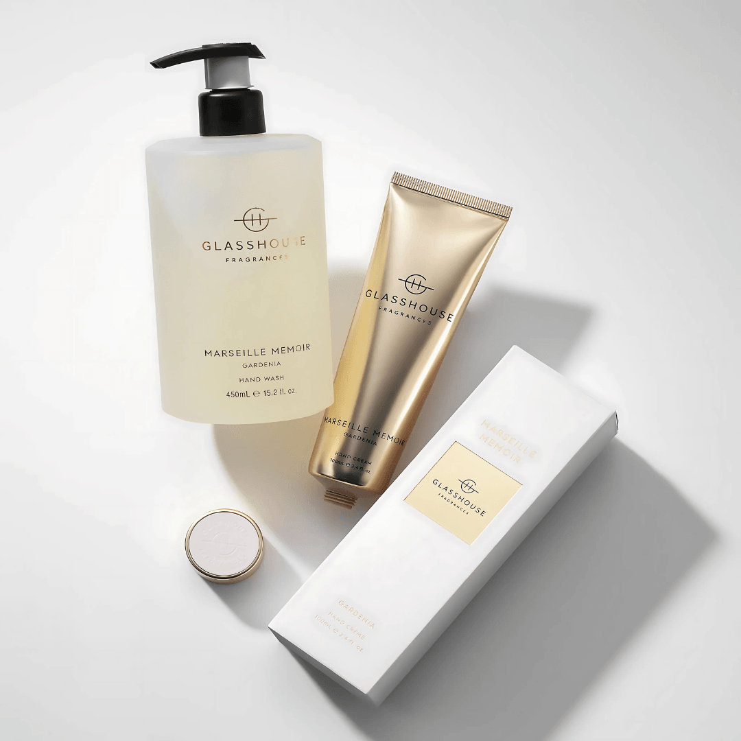 Hand Wash & Hand Cream Duo - Glasshouse - Glasshouse Fragrances - Marseille Memoir Hand Duo Set - The Gift Company