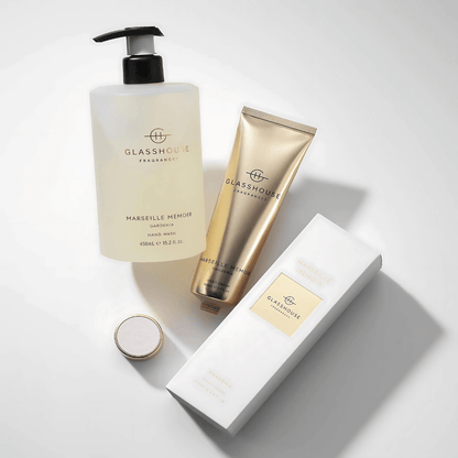 Hand Wash & Hand Cream Duo - Glasshouse - Glasshouse Fragrances - Marseille Memoir Hand Duo Set - The Gift Company