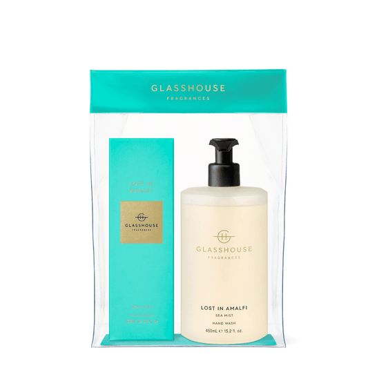 Hand Wash - Glasshouse - Glasshouse Fragrances Hand Duo Gift Set - Lost in Amalfi - The Gift Company