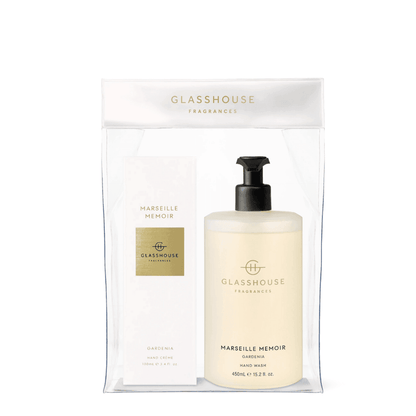 Hand Wash - Glasshouse - Glasshouse Fragrances Hand Duo Gift Set - Marseille Memoir - The Gift Company