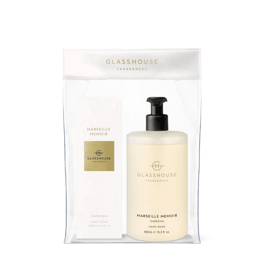 Hand Wash - Glasshouse - Glasshouse Fragrances Hand Duo Gift Set - Marseille Memoir - The Gift Company