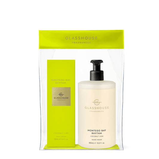 Hand Wash - Glasshouse - Glasshouse Fragrances Hand Duo Gift Set - Montego Bay Rhythm - The Gift Company