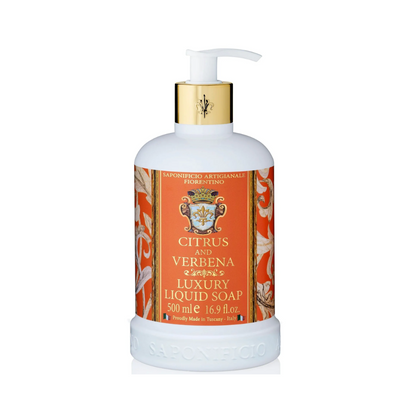 Hand Wash - Saponificio Artigianale Fiorentino - Saponificio Artigianale Fiorentino Citrus & Verbena Hand Wash 500mL - The Gift Company