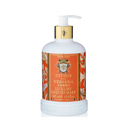 Hand Wash - Saponificio Artigianale Fiorentino - Saponificio Artigianale Fiorentino Citrus & Verbena Hand Wash 500mL - The Gift Company