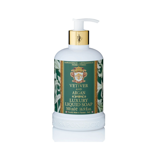 Hand Wash - Saponificio Artigianale Fiorentino - Saponificio Artigianale Fiorentino Hand Wash Vetiver & Argan 500mL - The Gift Company