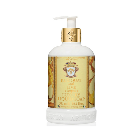 Hand Wash - Saponificio Artigianale Fiorentino - Saponificio Artigianale Fiorentino Kumquat & Lime Hand Wash 500mL - The Gift Company