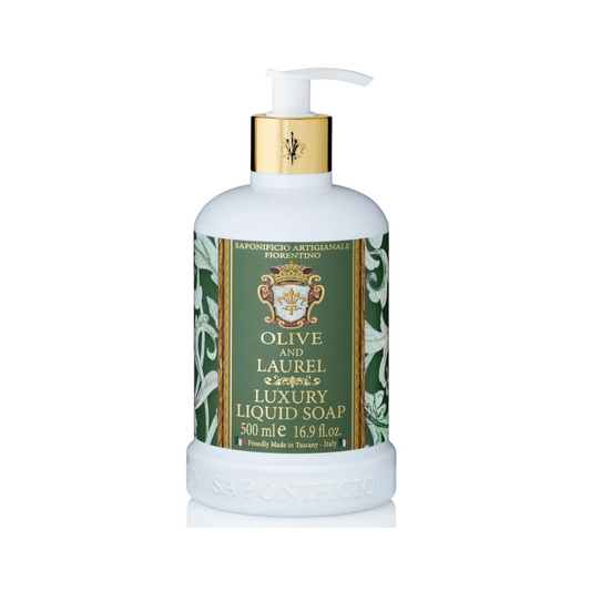 Hand Wash - Saponificio Artigianale Fiorentino - Saponificio Artigianale Fiorentino Olive & Laurel Hand Wash 500mL - The Gift Company