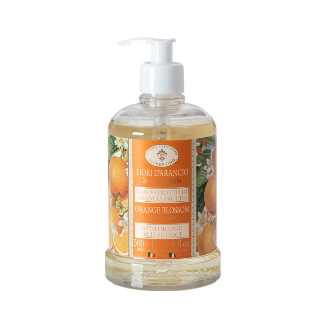 Hand Wash - Saponificio Artigianale Fiorentino - Saponificio Artigianale Fiorentino Orange Blossom Hand Wash 500ml - The Gift Company