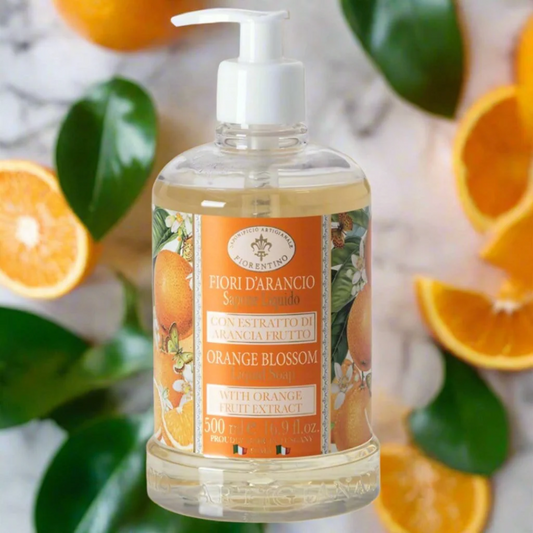 Hand Wash - Saponificio Artigianale Fiorentino - Saponificio Artigianale Fiorentino Orange Blossom Hand Wash Bundle Set 3 x 500ml - The Gift Company