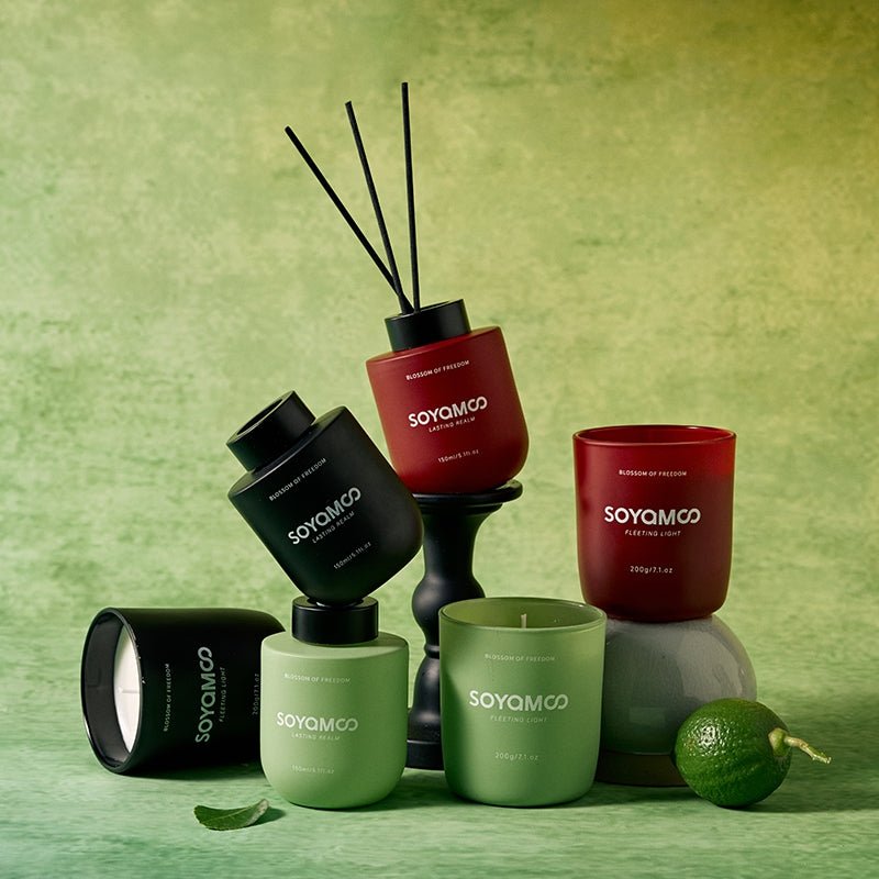 Healing Wood Longjing Candle & Diffuser Gift Set-1