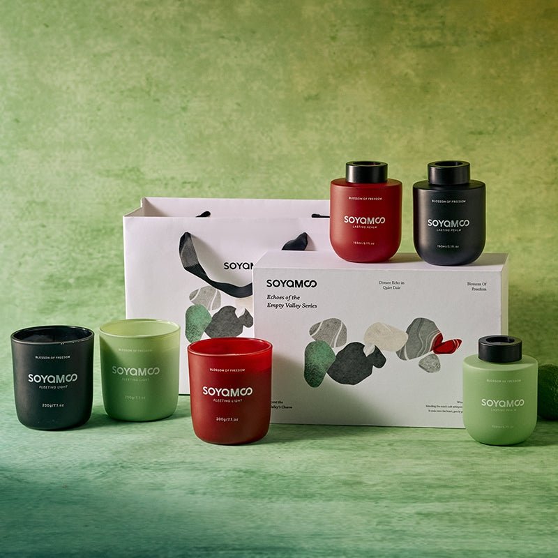 Healing Wood Longjing Candle & Diffuser Gift Set-2