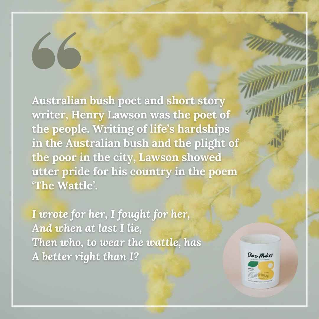 Clare Makes Henry The Wattle Reed Diffuser 200mL
