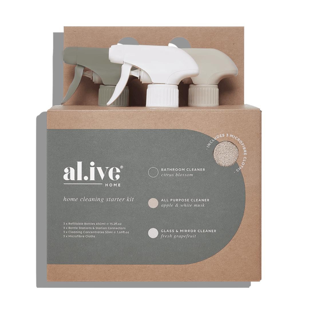 Home Cleaning Kit - Al.ive - al.ive Home Cleaning Starter Kit - The Gift Company