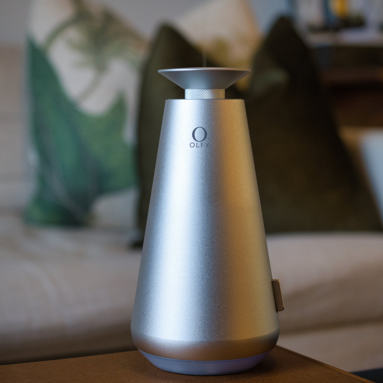 Home Diffuser - OLFY - OLFY Smart Home Diffuser – Aluminium Grey (DecoPRO) - The Gift Company
