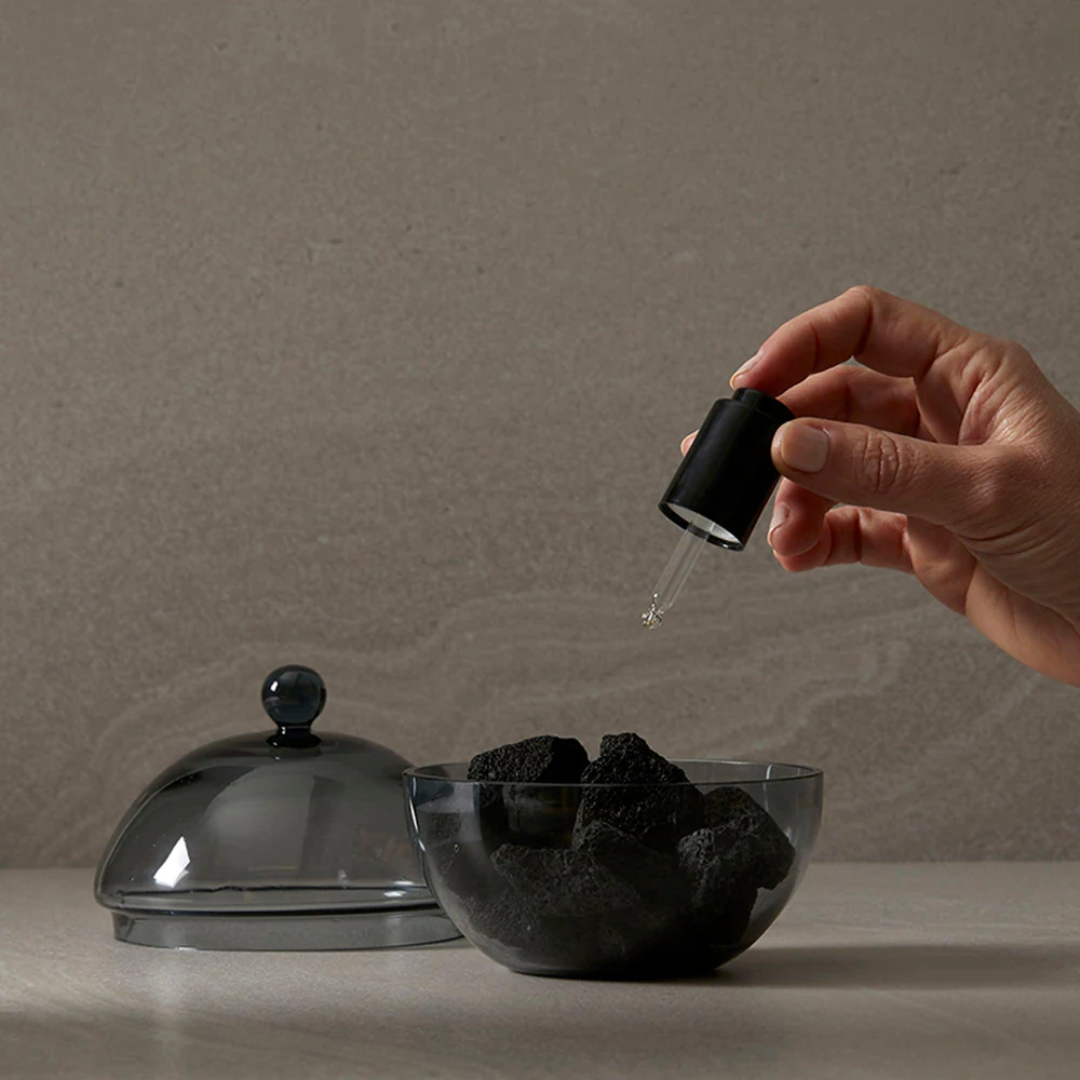 Lumira Noir D’Oud Sphera Lava Rock Home Fragrance Diffuser Set