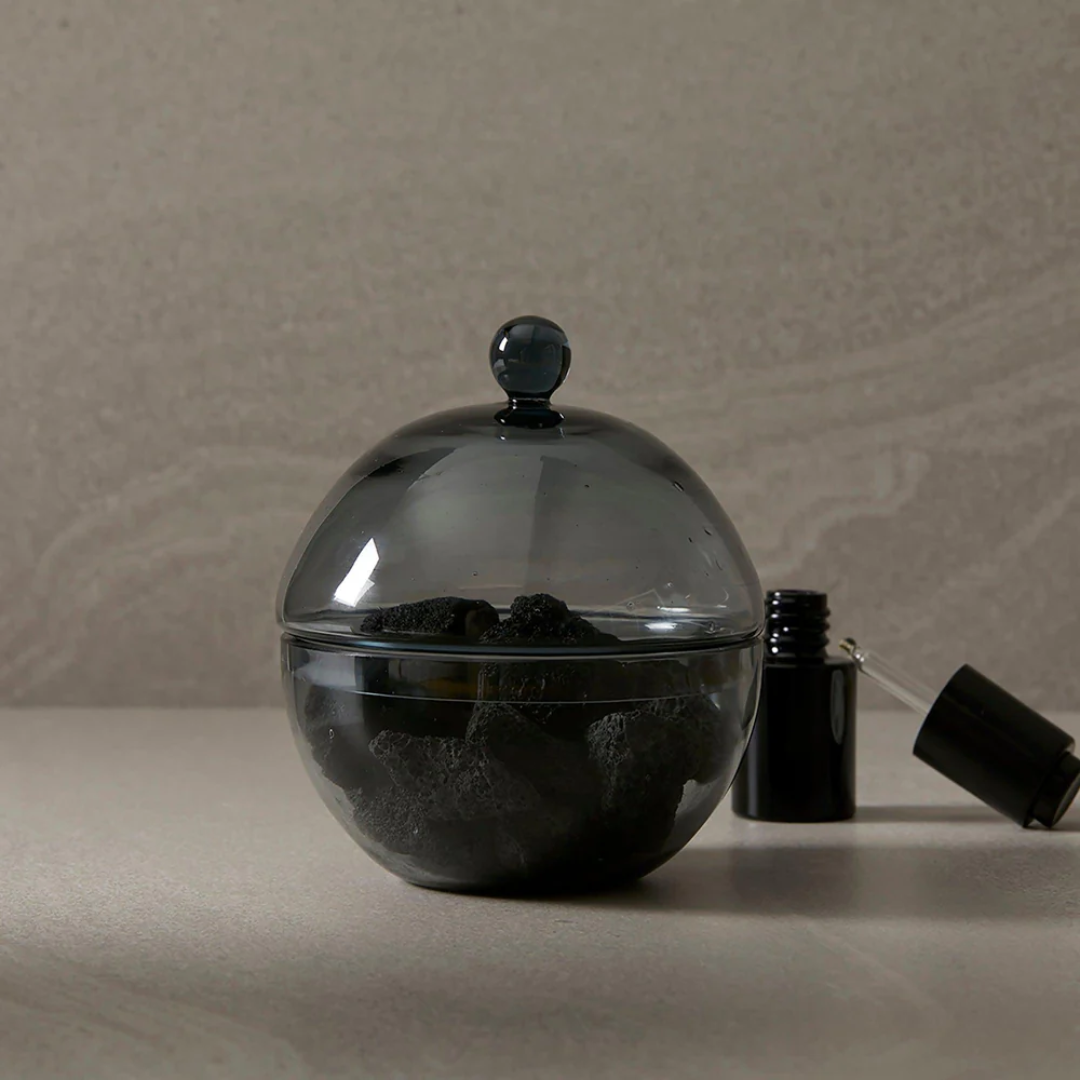Lumira Noir D’Oud Sphera Lava Rock Home Fragrance Diffuser Set