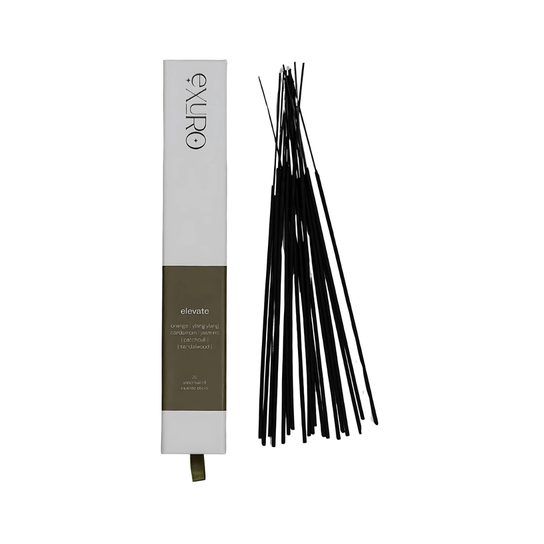 Exuro Elevate Incense Sticks 20 Pack - Orange, Cardamom & Sandalwood - The Gift Company