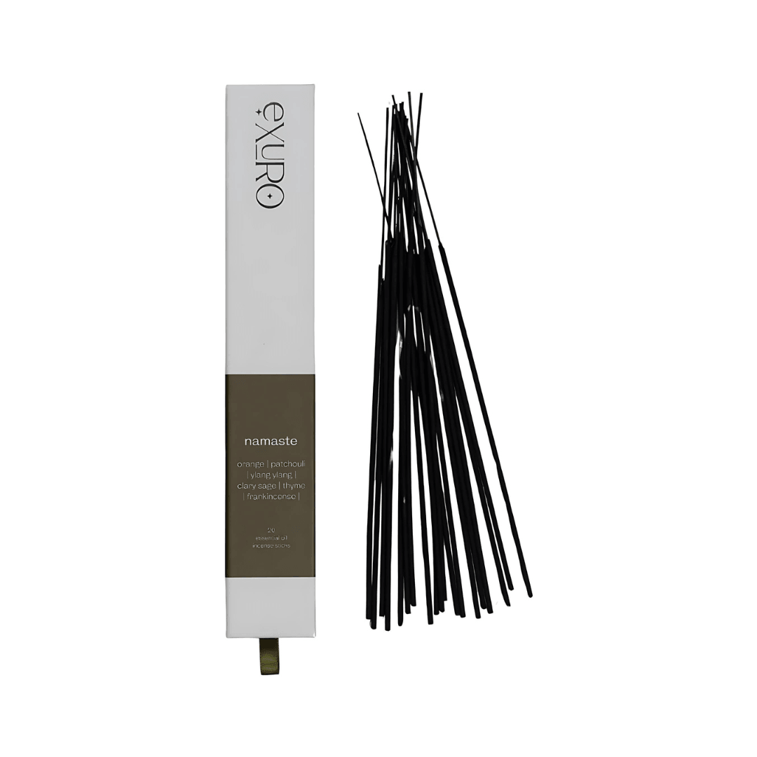 Exuro Namaste Incense Sticks 20 Pack - Orange, Patchouli & Frankincense - The Gift Company
