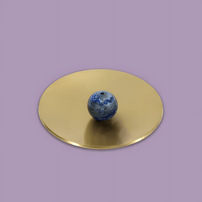 Incense - MAHŌ - MAHŌ Sensory - Hoseki Mari – Lapis Luzuli Crystal Incense Burner - The Gift Company