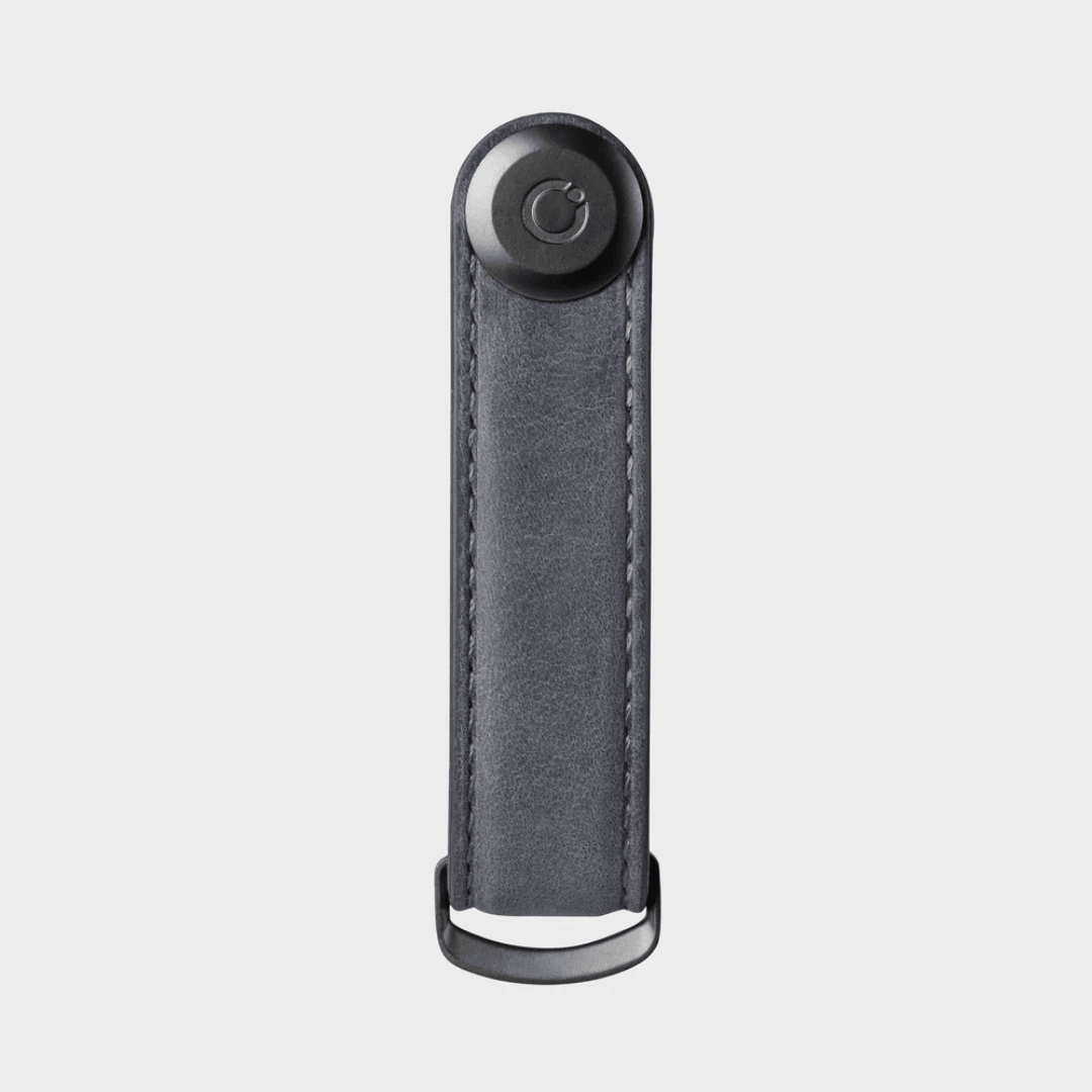 Key Organiser - Orbitkey - Orbitkey - Key Organiser Crazy-Horse Steel Grey - The Gift Company