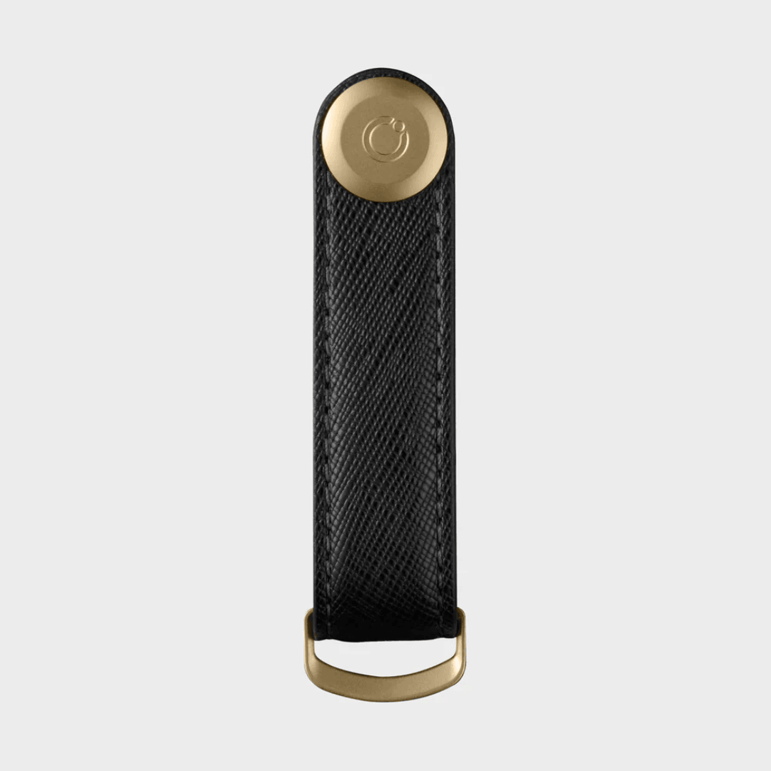 Key Organiser - Orbitkey - Orbitkey - Key Organiser Saffiano Liquorice Black - The Gift Company