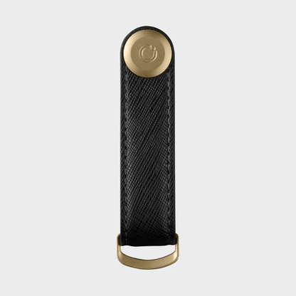 Key Organiser - Orbitkey - Orbitkey - Key Organiser Saffiano Liquorice Black - The Gift Company