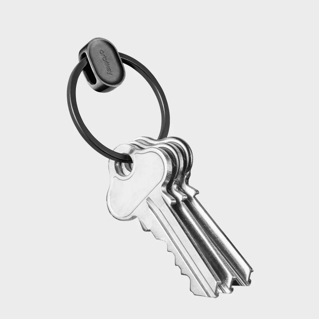 Key Ring - Orbitkey - Orbitkey - Ring v2 Black - The Gift Company