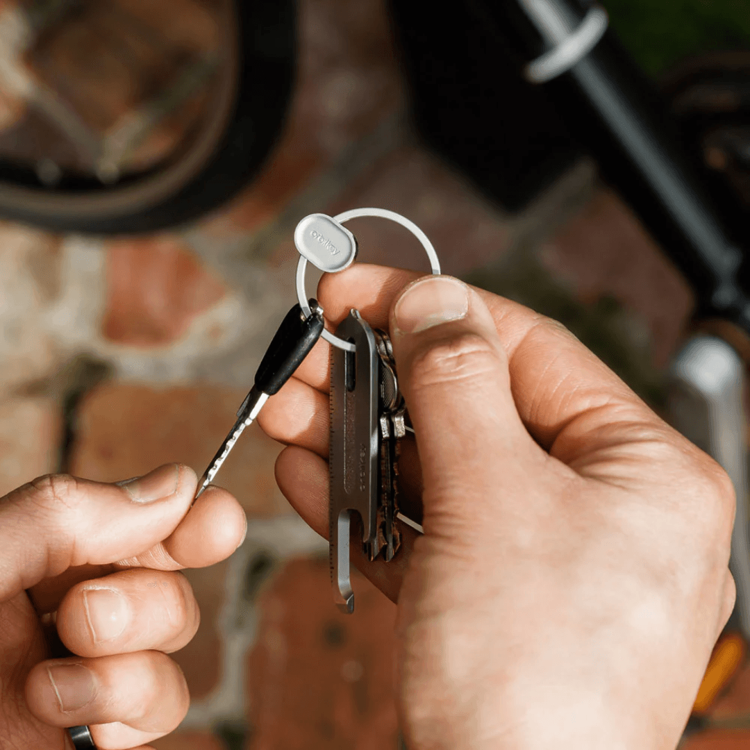 Key Ring - Orbitkey - Orbitkey - Ring v2 Silver - The Gift Company