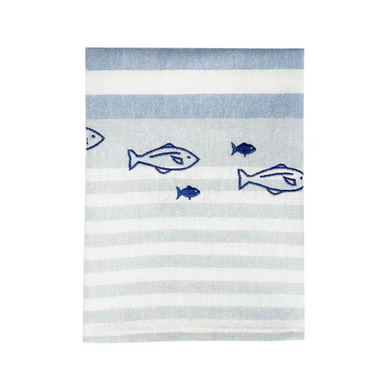 Grubentuch German Quality Tea Towels Ocean School of Fish