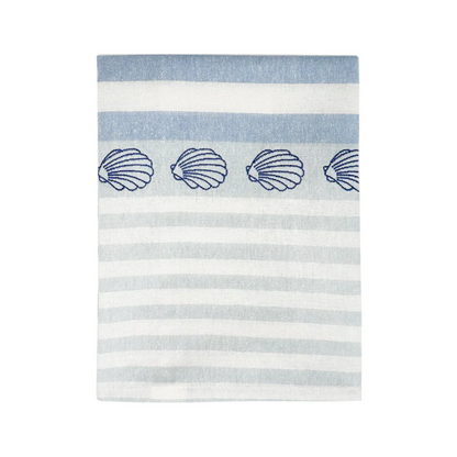 Kitchen Towel - Grubentuch - Grubentuch German Quality Tea Towels Ocean Shell - The Gift Company