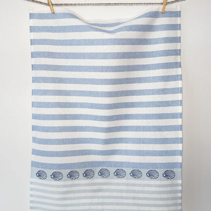 Kitchen Towel - Grubentuch - Grubentuch German Quality Tea Towels Ocean Shell - The Gift Company