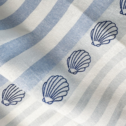 Kitchen Towel - Grubentuch - Grubentuch German Quality Tea Towels Ocean Shell - The Gift Company
