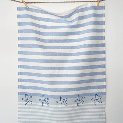 Kitchen Towel - Grubentuch - Grubentuch German Quality Tea Towels Ocean Starfish - The Gift Company
