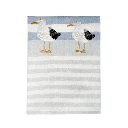 Kitchen Towel - Grubentuch - Grubentuch German Quality Tea Towels Ocean Three Seagulls - The Gift Company
