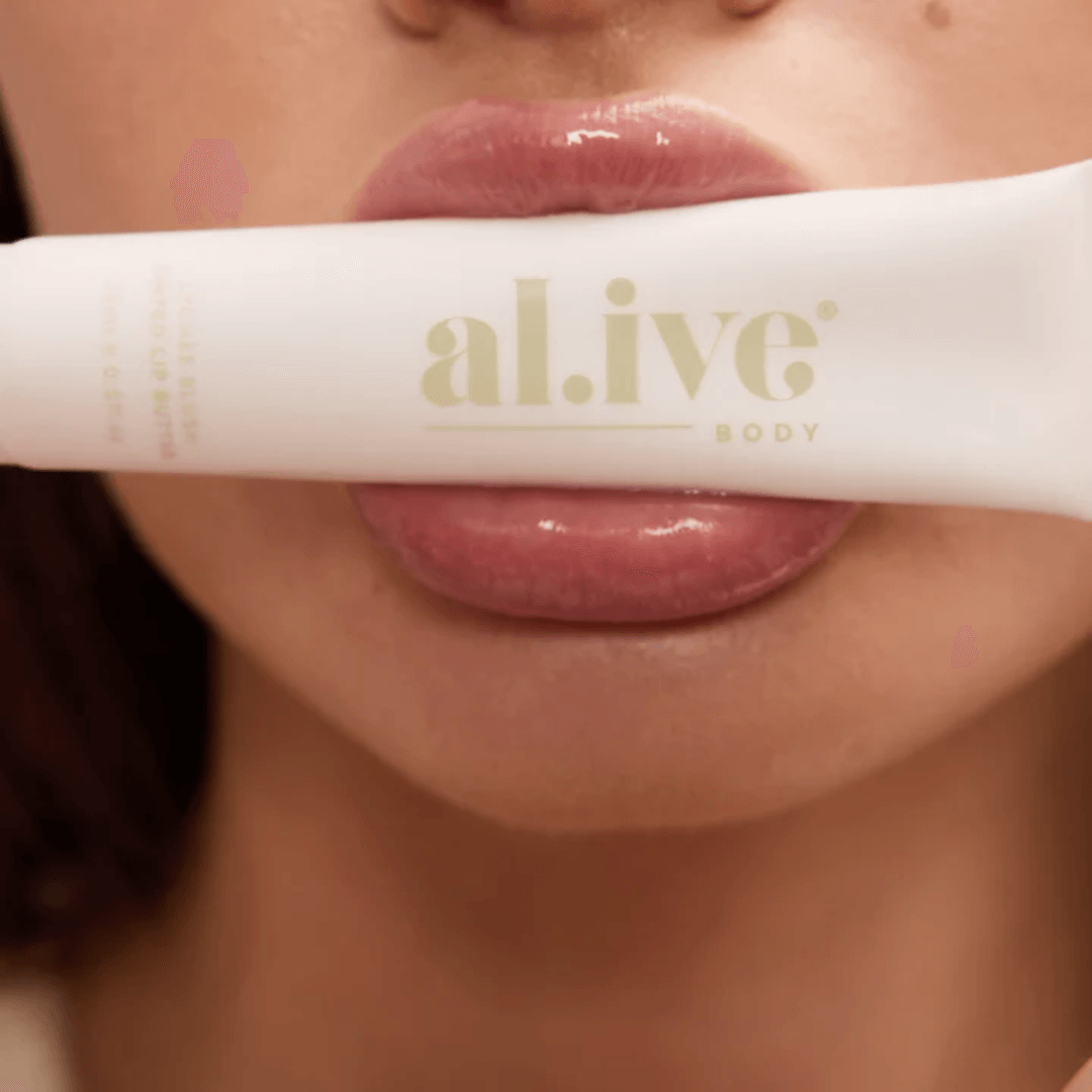 Lip Balm - Al.ive - al.ive body Tinted Lip Butter - Lychee Blush 15mL - The Gift Company