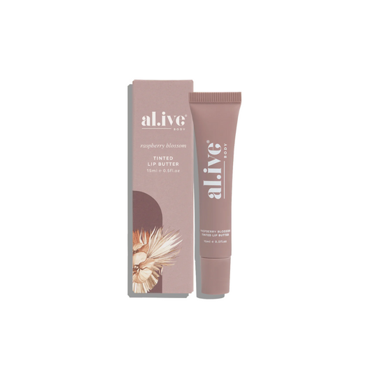 Lip Balm - Al.ive - al.ive body Tinted Lip Butter Raspberry Blossom 15mL - The Gift Company