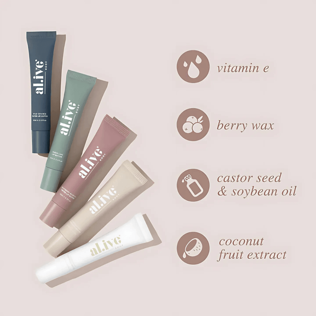 Lip Balm - Al.ive - al.ive body Tinted Lip Butter Raspberry Blossom 15mL - The Gift Company