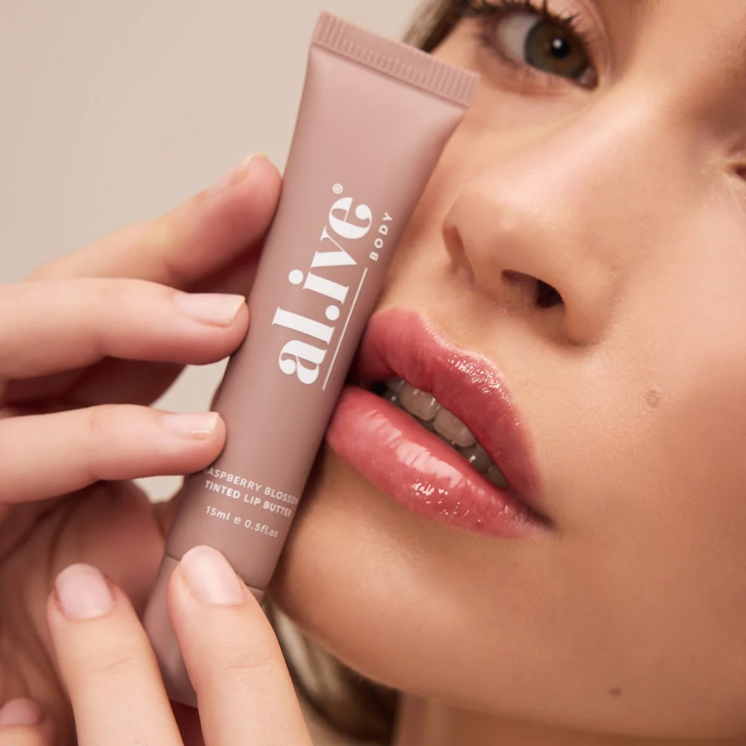 Lip Balm - Al.ive - al.ive body Tinted Lip Butter Raspberry Blossom 15mL - The Gift Company