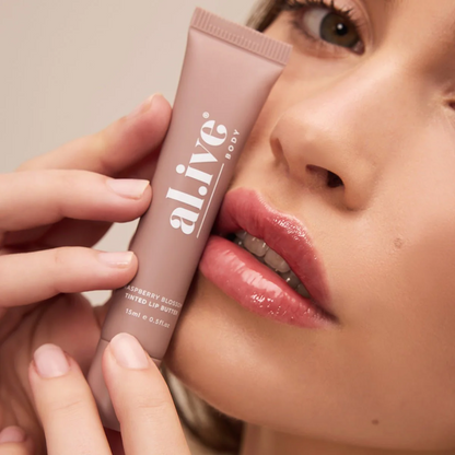 Lip Balm - Al.ive - al.ive body Tinted Lip Butter Raspberry Blossom 15mL - The Gift Company