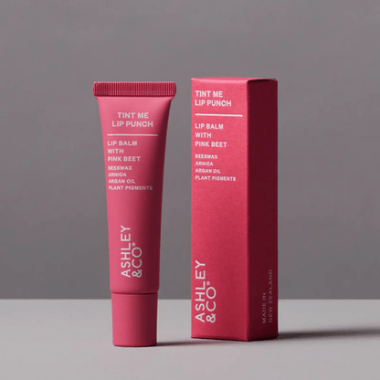 Lip Care - Ashley & Co - Ashley & Co Tint Me Lip Punch (Pink Beet) 15ml - The Gift Company