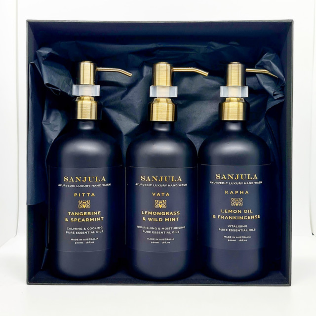 Liquid Hand Soap - SANJULA - SANJULA Ayurvedic Liquid Soap | 3 Pack - The Gift Company
