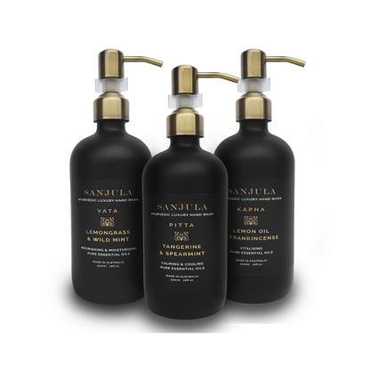 Liquid Hand Soap - SANJULA - SANJULA Ayurvedic Liquid Soap | 3 Pack - The Gift Company