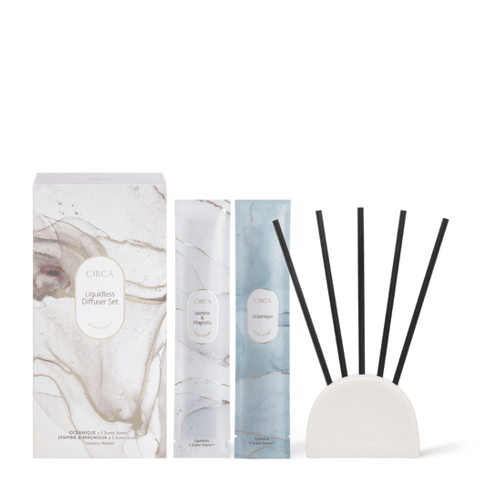 Liquidless Diffuser - Circa - CIRCA Diffuser Duo Oceanique and Jasmine & Magnolia - The Gift Company